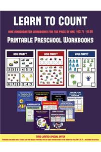 Printable Preschool Workbooks (Learn to count for preschoolers)