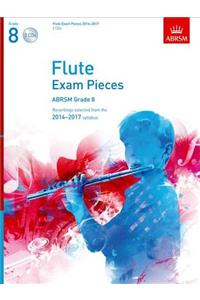 Flute Exam Pieces 2014-2017 2 CDs, ABRSM Grade 8