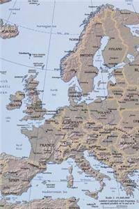 Map of Modern Day Europe Journal