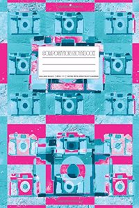 Composition Notebook Pink Teal Retro 90s Spraypaint Cameras (Composition Notebooks)