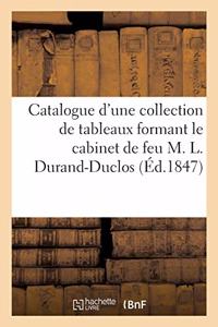 Catalogue d'Une Belle Collection de Tableaux de Choix Anciens Et Modernes