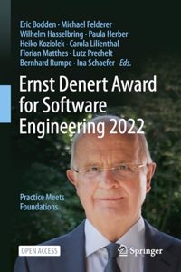 Ernst Denert Award for Software Engineering 2022