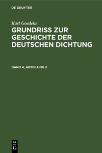 Grundriss zur Geschichte der deutschen Dichtung