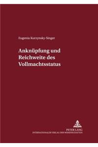 Anknuepfung Und Reichweite Des Vollmachtsstatuts