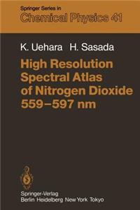 High Resolution Spectral Atlas of Nitrogen Dioxide 559-597 NM