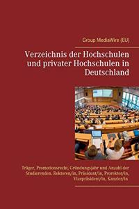 Verzeichnis der Hochschulen und privater Hochschulen in Deutschland