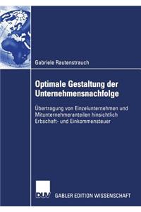 Optimale Gestaltung Der Unternehmensnachfolge