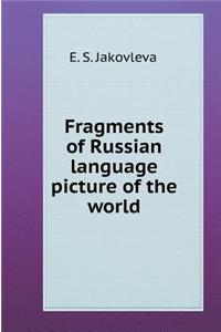 Fragments of Russian language picture of the world