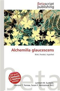 Alchemilla Glaucescens