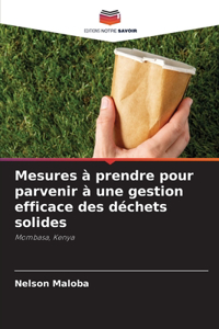 Mesures à prendre pour parvenir à une gestion efficace des déchets solides