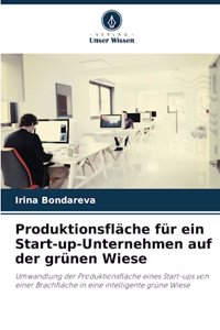 Produktionsfläche für ein Start-up-Unternehmen auf der grünen Wiese