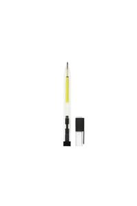 Moleskine Fluorescent Roller Pen, Transparent, Large Point (1.2 MM), Fluorescent Yellow Ink