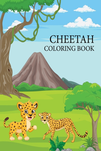 Cheetah Coloring book