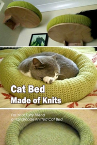 Cat Bed Made of Knits