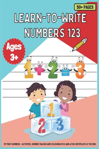 Learn to write numbers 123