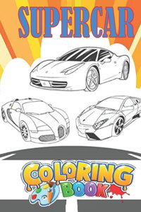Supercar Coloring Book
