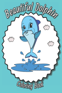 Beautiful Dolphin Coloring Book