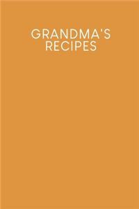 Grandma's recipes