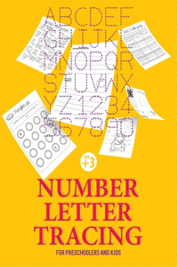 Number letter tracing for preschoolers and kids age +3