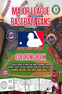 Major League Baseball Fans MLB Coloring Book