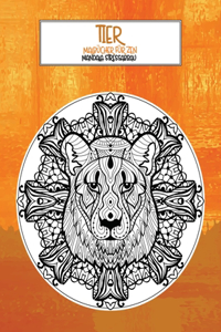 Malbücher für Zen - Mandala Stressabbau - Tier