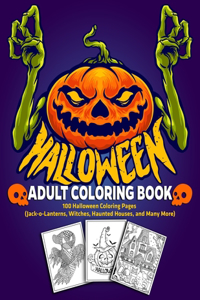 Halloween Adult Coloring Book