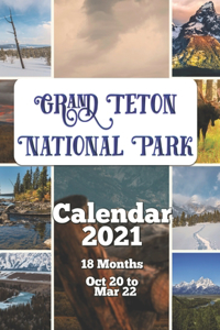 Grand Teton National Park Calendar 2021