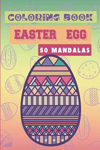 Coloring Book - Easter Egg - 50 Mandalas