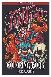 Tattoo Coloring Book for Adults