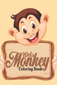 Kids Monkey Coloring Book