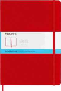 Moleskine Scarlet Red Extra Large Dotted Notebook Hard