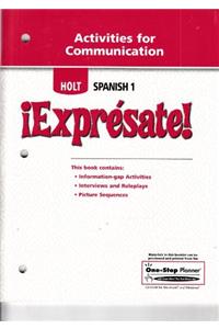 ?Expr?sate!: Activities for Communication Levels 1a/1b/1