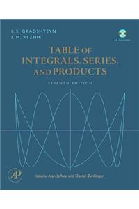 Table of Integrals, Series, and Products