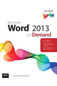 Word 2013 on Demand