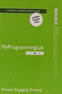 Mylab Programming with Pearson Etext -- Access Code Card -- For Starting Out with Python