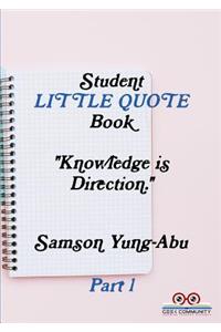 Student little quote book Part 1