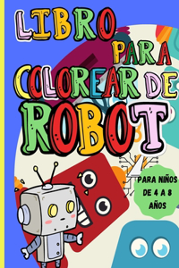 Libro Para Colorear de Robot