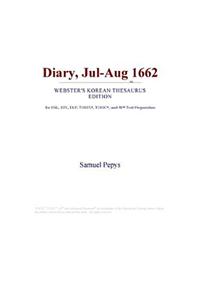 Diary, Jul-Aug 1662 (Webster's Korean Thesaurus Edition)