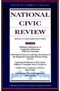 National Civic Review, No. 3, Fall 1999