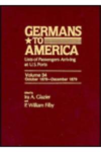 Germans to America, Oct. 1, 1878-Dec. 31, 1879