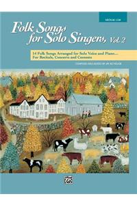 Folk Songs for Solo Singers, Vol 2