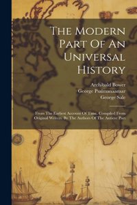 The Modern Part Of An Universal History