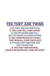 Yes They Are Twins