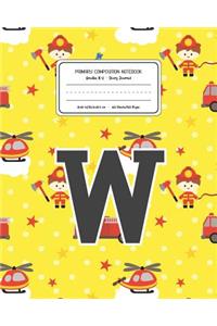 Primary Composition Notebook Grades K-2 Story Journal W