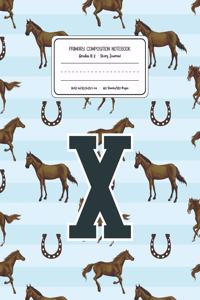 Primary Composition Notebook Grades K-2 Story Journal X