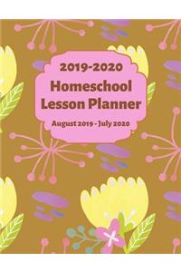 2019-2020 Homeschool Lesson Planner