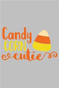 Candy Corn Cutie: Funny Halloween Gift for Great gift for spooky Halloween holiday Blank lined Journal Halloween notebook for taking note and many staff 100 Page Line