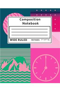 Composition Notebook Wide Ruled