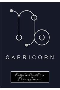 Capricorn Daily One Card Draw Tarot Journal