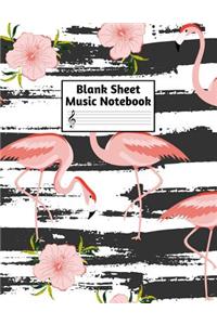 Blank Sheet Music Notebook